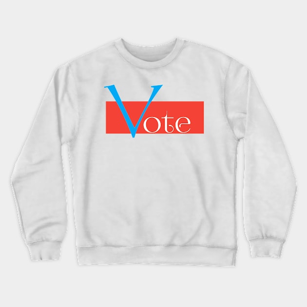 Vote Crewneck Sweatshirt by Aymen designer 